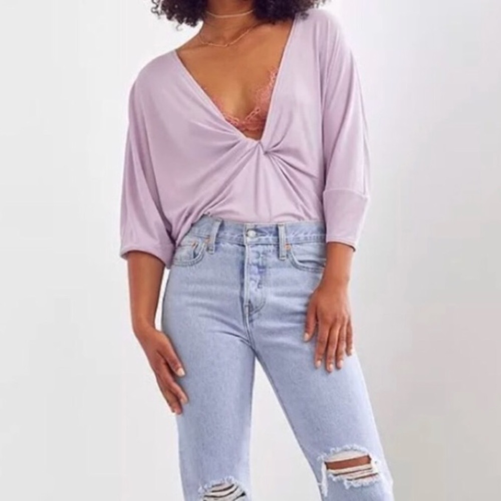 Silence + The Noise Twist Front Top